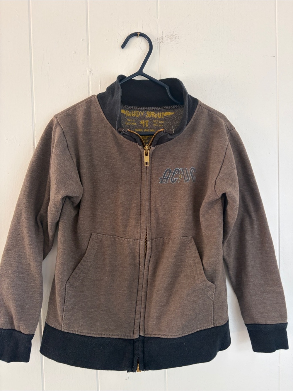 Rowdy sprout sweater jacket 4T